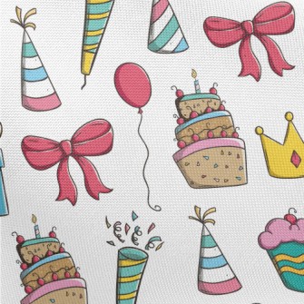 Birthday Cake Hat Balloon Popp Pongee