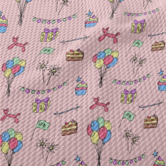 Birthday Balloon Cake Gift Birdseye Piqué