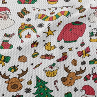 Santa Claus And Costume Decora Birdseye Piqué