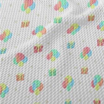 Colorful Bright Balloons And G Birdseye Piqué