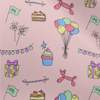 Birthday Balloon Cake Gift Chiffon