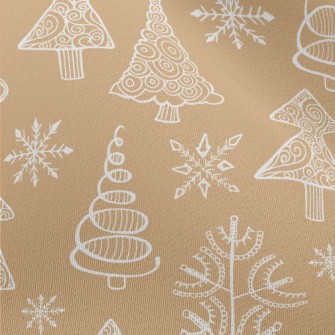 Detailed Christmas Tree And Sn Chiffon