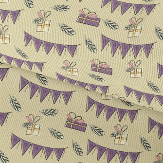 Hand Drawn Textured Birthday G Waterproof Oxford