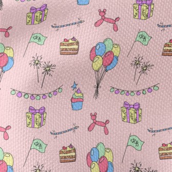 Birthday Balloon Cake Gift Waterproof Canvas