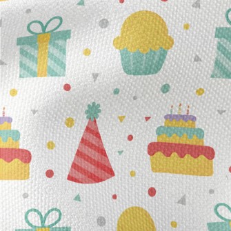 Birthday Party Cake Gift Hat Waterproof Canvas
