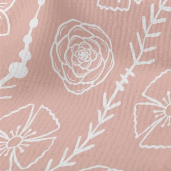 Delicate Line Flowers Terry