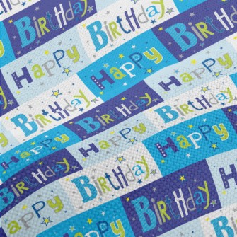 Happy Birthday Cartoon Performance Linen