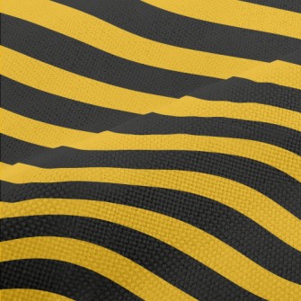 Yellow And Black Warning Strip Performance Linen