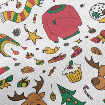 Santa Claus And Costume Decora Performance Linen