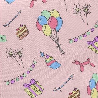 Birthday Balloon Cake Gift Twill