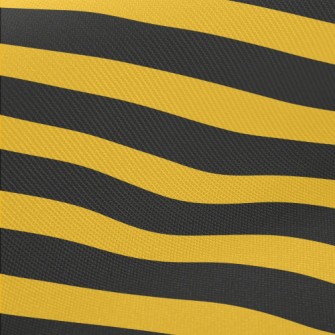 Yellow And Black Warning Strip Twill