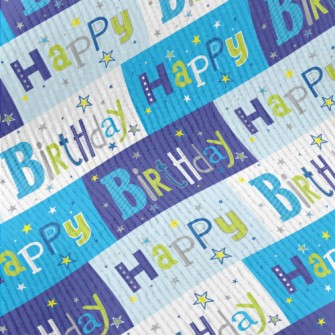 Happy Birthday Cartoon Standard Corduroy