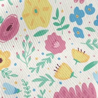 Hand Drawn Doodle Colorful Flo Standard Corduroy