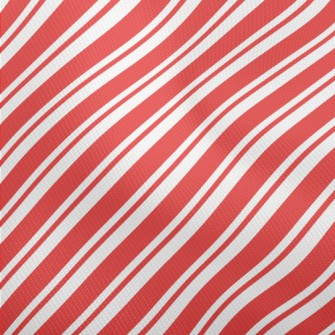 Red Christmas Stripes Dobby