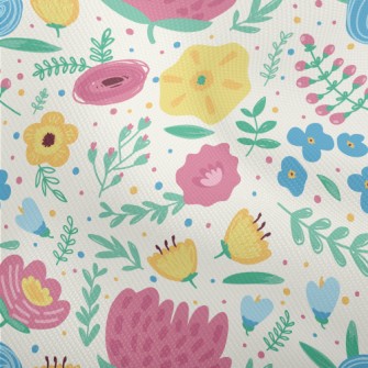 Hand Drawn Doodle Colorful Flo Dobby