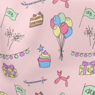 Birthday Balloon Cake Gift Stretch Ponte