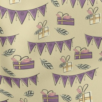 Hand Drawn Textured Birthday G Stretch Ponte