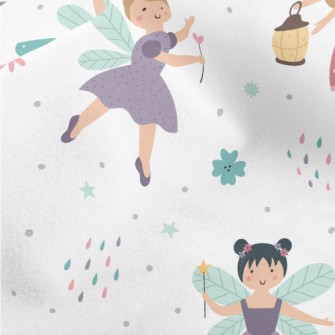 Cute Cartoon Fairy Micro Fleece