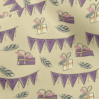 Hand Drawn Textured Birthday G Micro Fleece