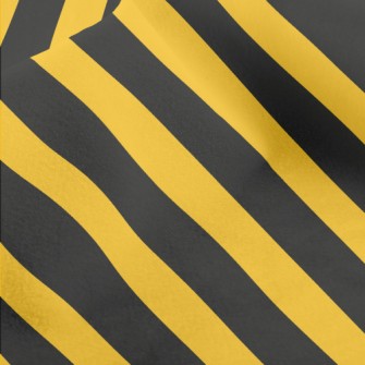 Yellow And Black Warning Strip Micro Fleece