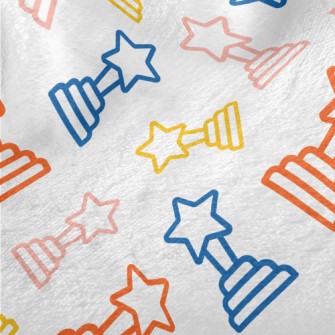Color Line Star Trophy Minky