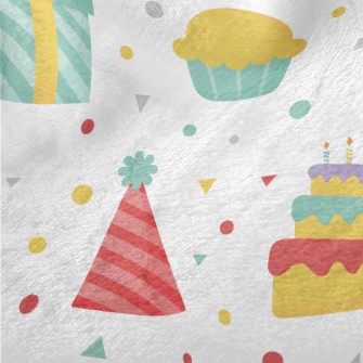 Birthday Party Cake Gift Hat Minky