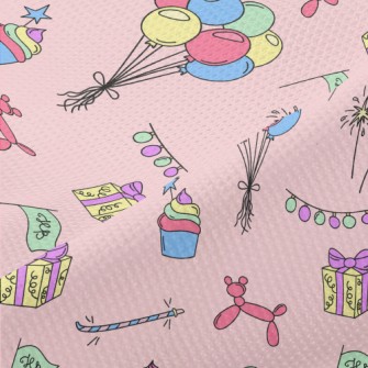 Birthday Balloon Cake Gift Piqué