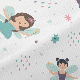 Cute Cartoon Fairy Piqué