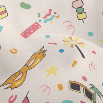 Graffiti Party Mask Food Ballo Lightweight Performance Linen