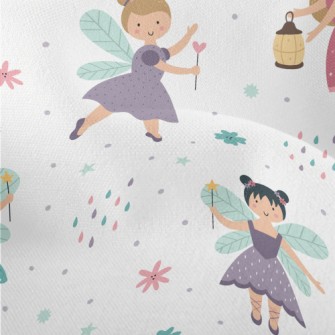 Cute Cartoon Fairy Lightweight Performance Linen