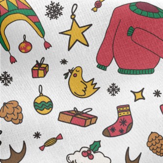 Santa Claus And Costume Decora Jersey Backed Fleece