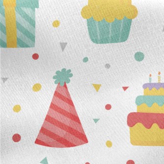 Birthday Party Cake Gift Hat Jersey Backed Fleece