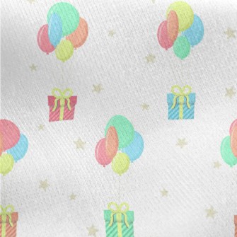 Colorful Bright Balloons And G Jersey Backed Fleece