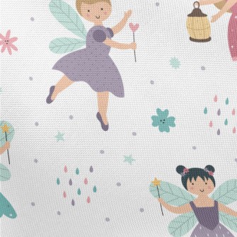 Cute Cartoon Fairy Pongee