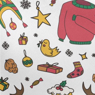Santa Claus And Costume Decora Pongee