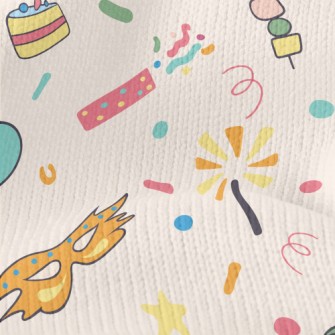 Graffiti Party Mask Food Ballo Stretch Jersey