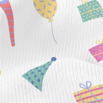 Birthday Gift Cake Balloon Pat Stretch Jersey