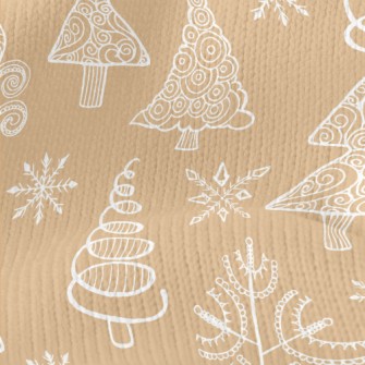 Detailed Christmas Tree And Sn Stretch Jersey