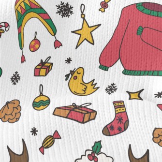Santa Claus And Costume Decora Stretch Jersey