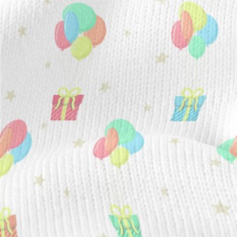 Colorful Bright Balloons And G Stretch Jersey