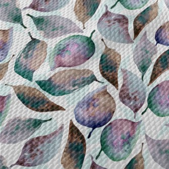 Watercolor Green Background Wi Birdseye Piqué