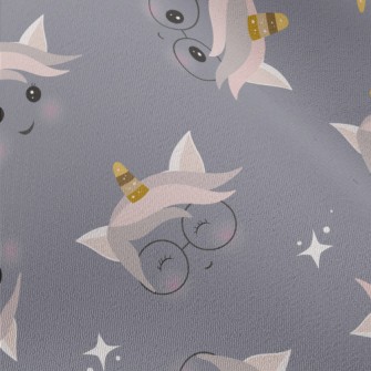 Cute Faceless Unicorn Chiffon