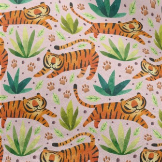 Tiger In The Rainforest Chiffon