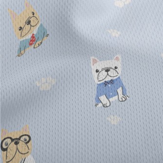 French Bulldog Wearing Clothes Athletic Mesh Flat Back