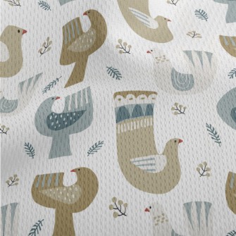 Nordic Playful Pigeon Athletic Mesh Flat Back