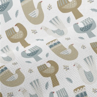 Nordic Playful Pigeon Performance Linen
