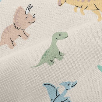 Smiling Dinosaur Performance Linen
