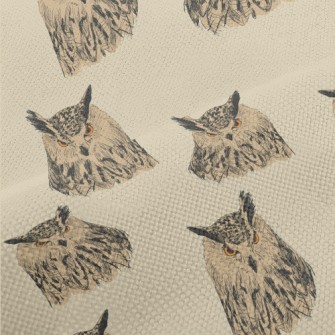 Sharp-eyed Owl Performance Linen