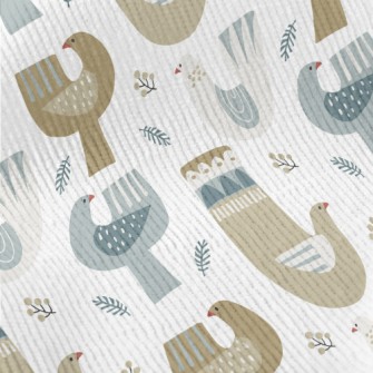 Nordic Playful Pigeon Standard Corduroy