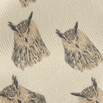Sharp-eyed Owl Standard Corduroy